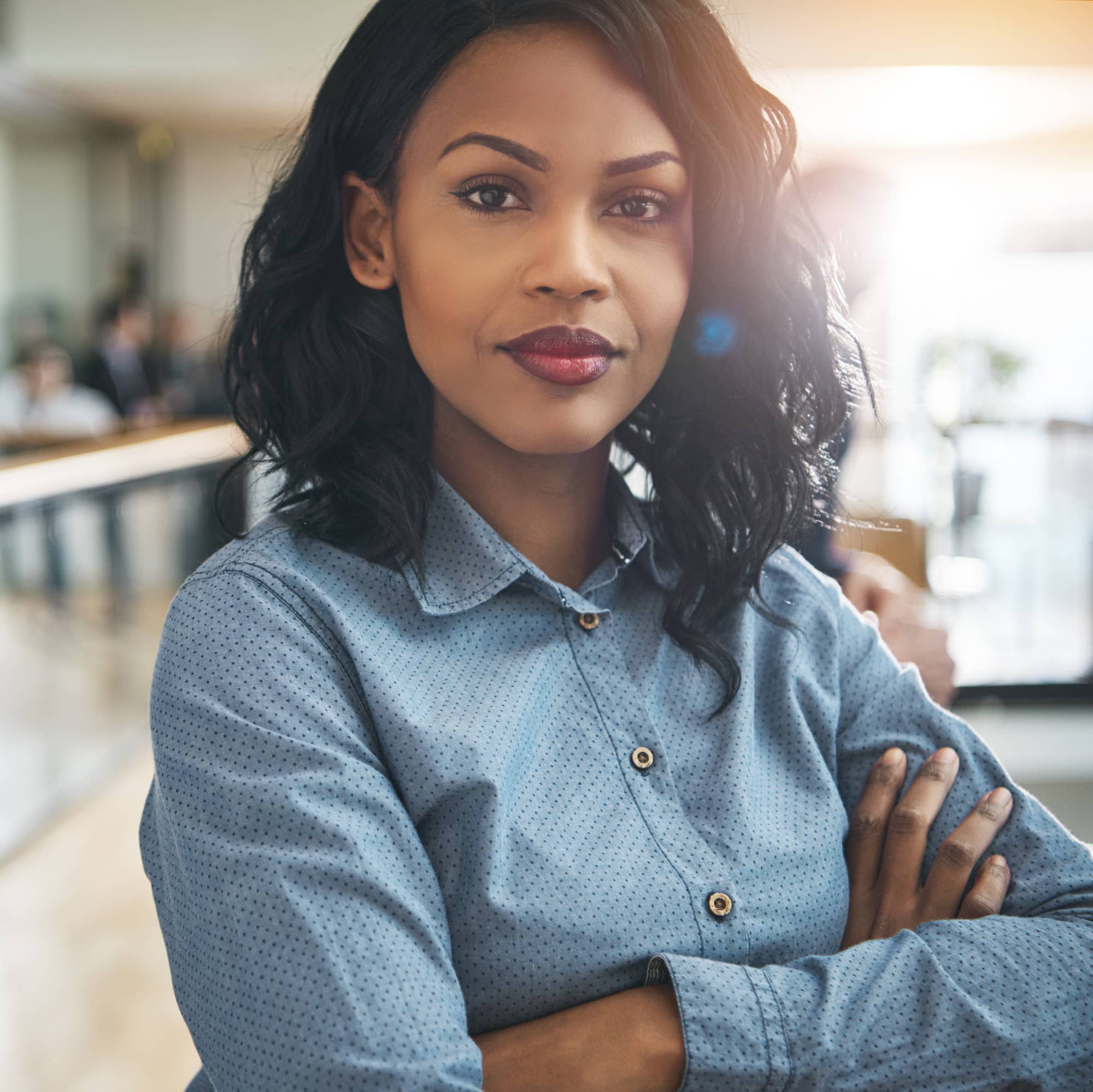 confident black woman