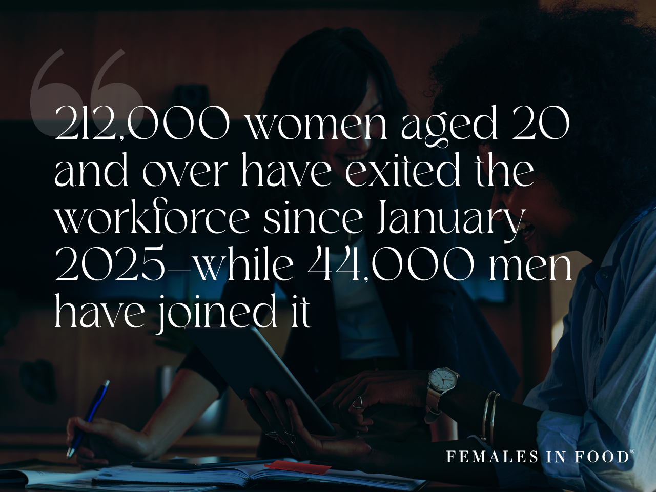 22000 women have exited the workforce